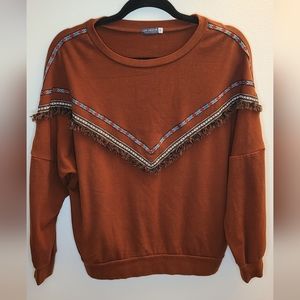 Earthbound Western Style Pullover Sweatshirt